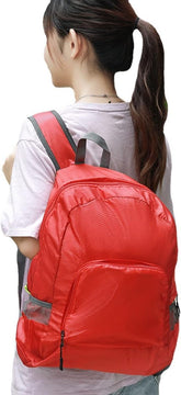 leichter, faltbarer Rucksack, Outdoor-Bergsteigerrucksack, Reiserucksack, grau