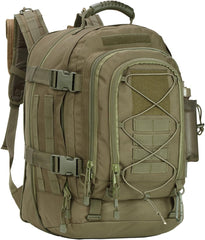 Großer taktischer Rucksack für Herren, Militärrucksack mit System für Reisen, Arbeit, Camping, Jagen, Wandern und Sport, grün 