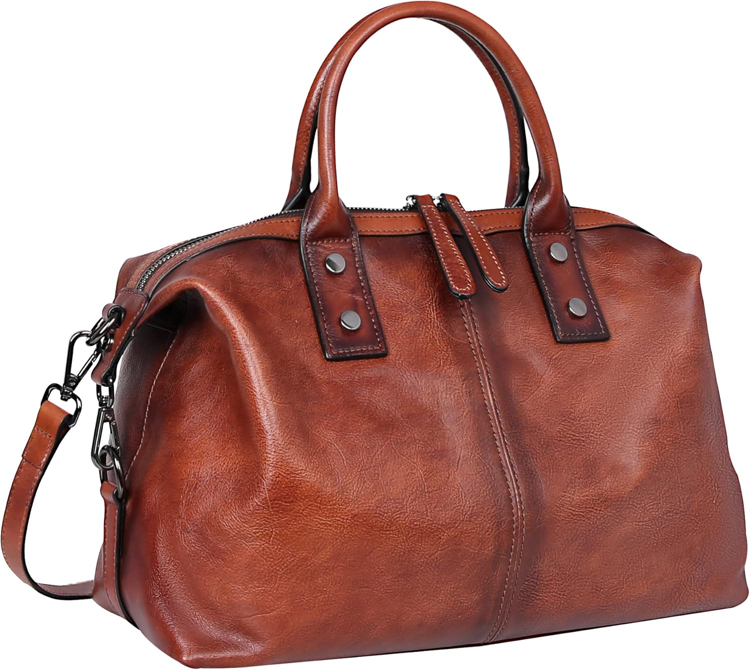 Henkeltasche aus echtem Leder, Designer-Schultertasche, große Umhängetasche 