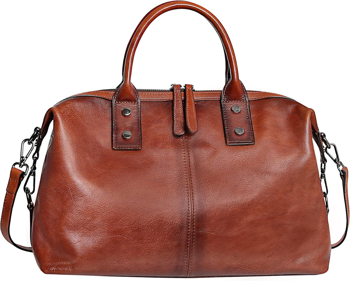 Henkeltasche aus echtem Leder, Designer-Schultertasche, große Umhängetasche 